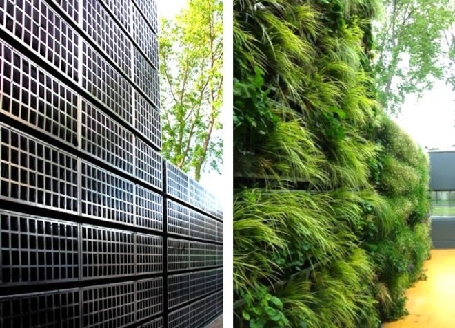 Estudio 108, vertical garden, modular green walls, living walls in Spain, botanical design, green design, sustainable design, eco-design, Madrid, Spain, Estudio 108, Air Garden, Reina Sofia Museum vertical garden,