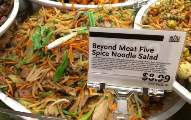 Lab-Grown, Beef Burger, Sergey Brin, Twitter-backed projects, Beyond Meat Chicken Strip, plant-based protein, fake meat, lab-grown burger, stem cells, research, The Netherlands, protein alternatives, meat alternatives, fake chicken, soy-based protein alternatives, soy chicken strips, beyond soy