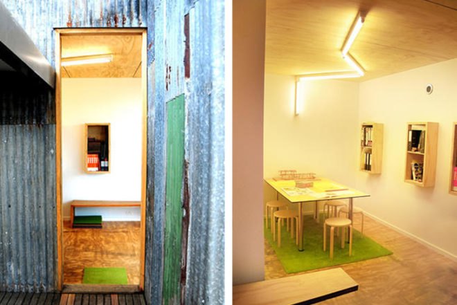 Branch Studio Architects, studio, workspace, orchard, australia, recycled corrugated iron, rusty, plywood, Architecture, Daylighting, Recycled Materials