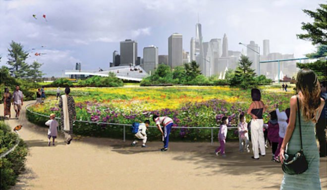 Brooklyn, Brooklyn Heights, Brooklyn Bridge, Brooklyn Bridge Park, Pier 6, BIG-Bjarke Ingels Group, Michael Van Valkenburgh Associates, Green Space, Parks, Seaside Locations, Breathtaking Views, Seaside Parks, Tourist Destinations, Brooklyn Landmarks, New York Landmarks, Public Design Commission, City Parks,