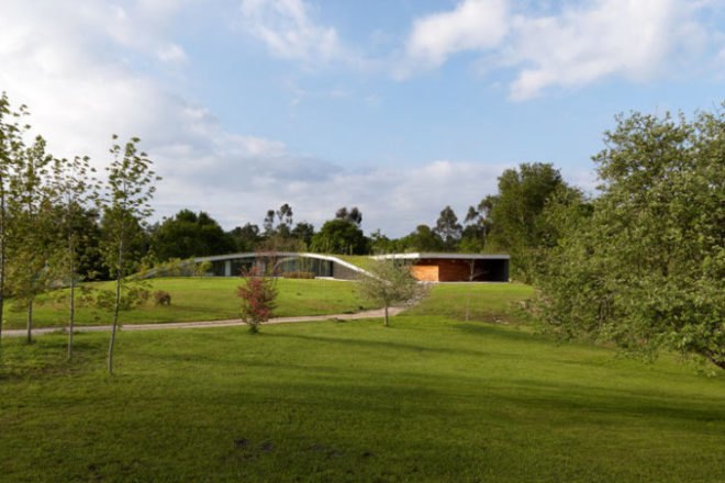 CAEaCLAVELES, hotel, green roof, eco travel, spain, Longo Roldan Arquitectos