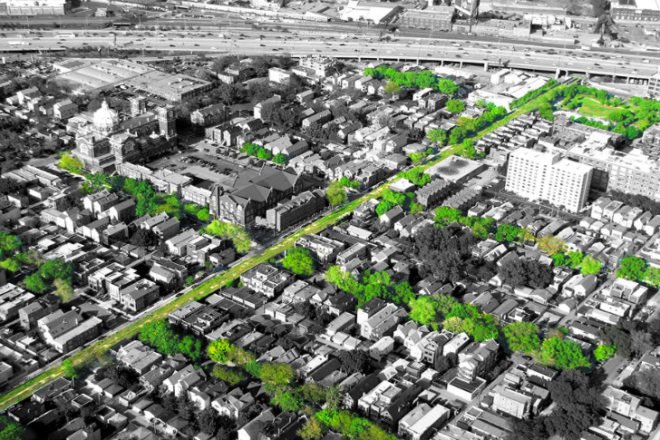 Construction Begins, Bloomingdale Trail, The 606, chicago, Michael Van Valkenburgh Associates, landscape architecture, elevated rail park, urban park