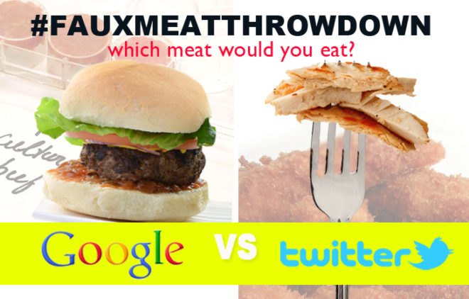 Lab-Grown, Beef Burger, Sergey Brin, Twitter-backed projects, Beyond Meat Chicken Strip, plant-based protein, fake meat, lab-grown burger, stem cells, research, The Netherlands, protein alternatives, meat alternatives, fake chicken, soy-based protein alternatives, soy chicken strips, beyond soy