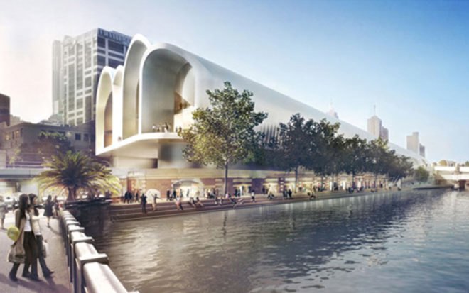 Herzog & de Meuron, Hassell, Melbourne, station, competition, architecture, infrastructure, railway, Flinders Street Station, public art gallery,