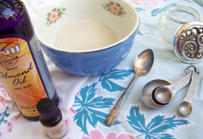 Ingredients for making face cream
