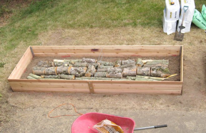 hugelkultur, permaculture, permaculture gardening, gardening, raised garden beds, compost, soil, garden, perennial vegetables