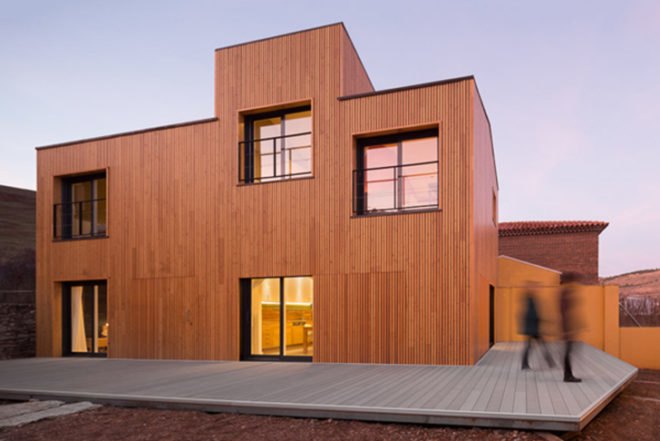 MYCC, Prefab, JP House, brise soleil, spain, wicker, mimbre, breeze, crossed ventilation, daylight, Prefab Housing, Architecture, Daylighting, modular