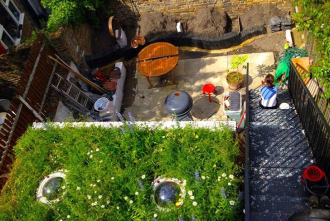 Shed of the Year Competition, bike shed, eco shed, recycled yogurt plastic, smile plastics, green roof, corten steel, London, FSC wood, Tiny Homes, Recycled Materials, London, Architecture, DIY, green roof,