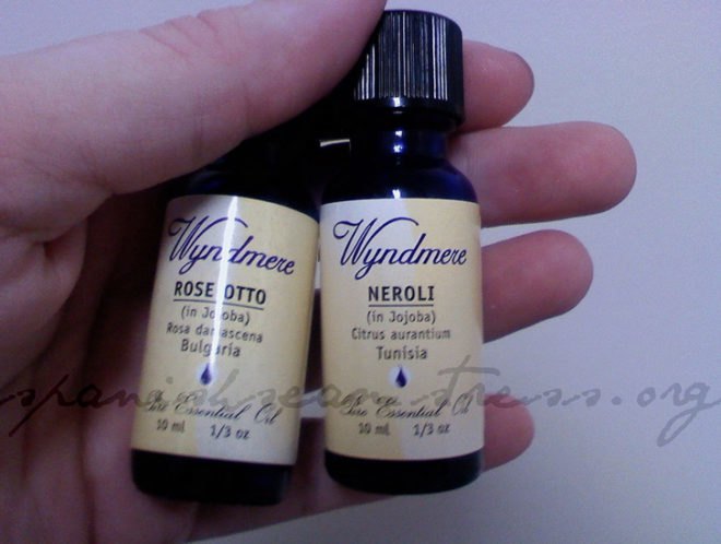 Rose and Neroli Oils