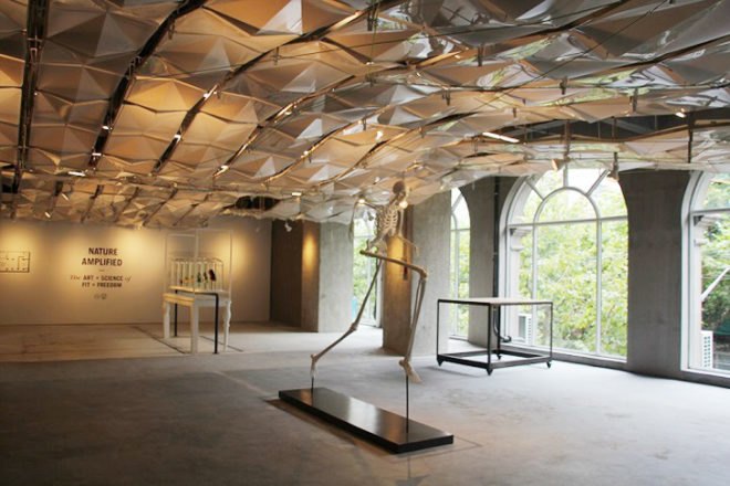 Nike Shanghai Store, Nike Trash store, concept store, eco-friendly concept store, green design, recycled materials, recycled plastic bottles, plastic waste, Miniwiz Taiwan, Miniwiz EcoArk, Taiwanese architects, sustainable retail architecture, green interiors, sustainable interiors, recycled interiors