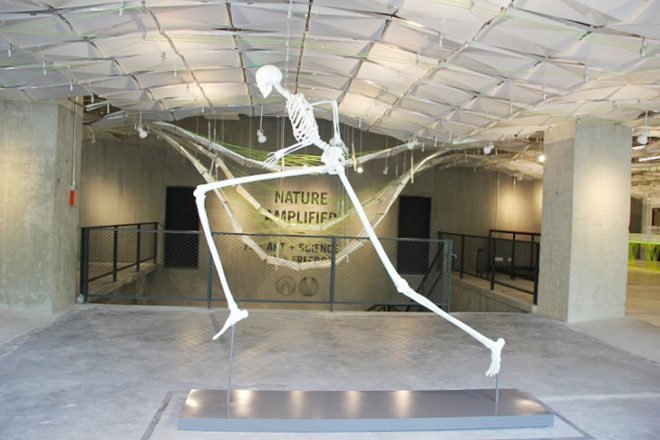 Nike Shanghai Store, Nike Trash store, concept store, eco-friendly concept store, green design, recycled materials, recycled plastic bottles, plastic waste, Miniwiz Taiwan, Miniwiz EcoArk, Taiwanese architects, sustainable retail architecture, green interiors, sustainable interiors, recycled interiors