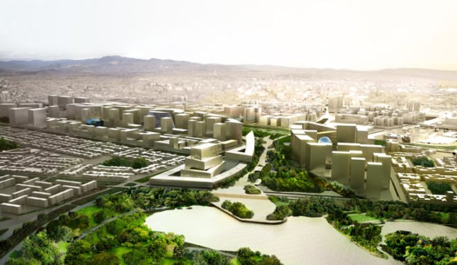 OMA, OMA/AMO, Office for Metropolitan Architecture, Bogota masterplan, masterplan competition, Bogotá’s Centro Administrativo Nacional (CAN), Latin America masterplan, Latin America architecture, Oscar Niemeyer, Brazilia