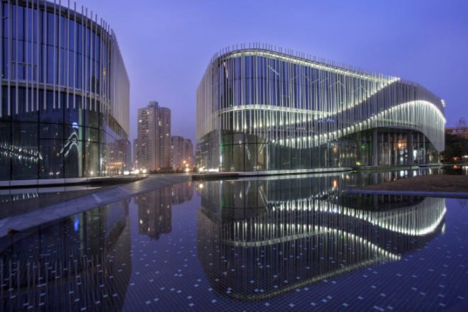 Palm Island, HASSELL, chongqing, china, water-cooled, eco restaurants, shade screen, daylighting