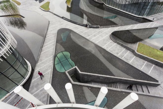 Palm Island, HASSELL, chongqing, china, water-cooled, eco restaurants, shade screen, daylighting