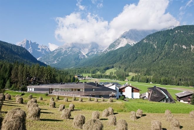 family hotel in italy, green renovations italy, dolomite mountains, sustainable renovation, rainwater recycling, green design, sustainable design, eco-design, parametric modeling, boutique hotels in italy, p l a s m a Studio, paramount Alma residence,