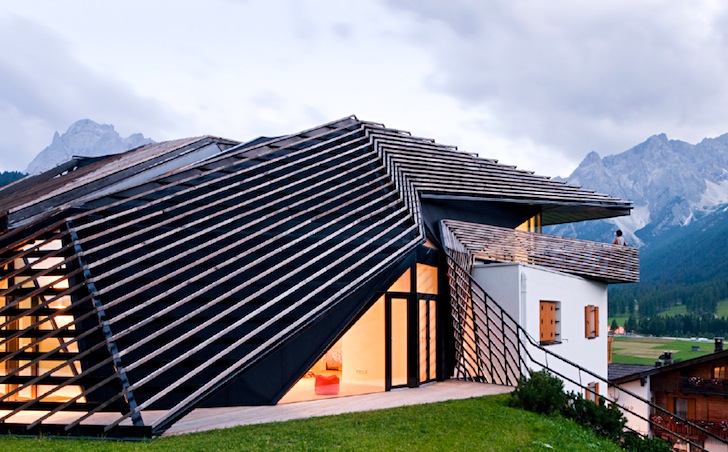 family hotel in italy, green renovations italy, dolomite mountains, sustainable renovation, rainwater recycling, green design, sustainable design, eco-design, parametric modeling, boutique hotels in italy, p l a s m a Studio, paramount Alma residence,