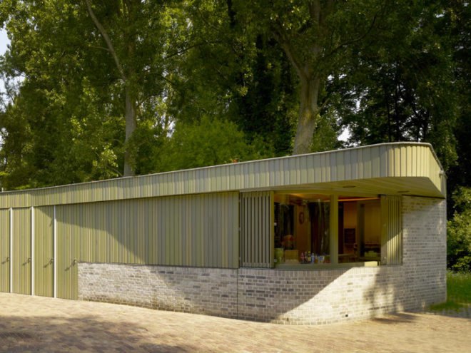 Park Building Beatrixpark, Marc Prosman, amsterdam, green roof, park building, beatrixpark