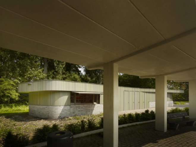Park Building Beatrixpark, Marc Prosman, amsterdam, green roof, park building, beatrixpark
