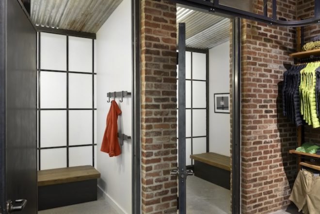 meatpacking district, patagonia meatpacking, reclaimed materials, reclaimed architecture, locally sourced materials, reclaimed softwood joists, mna, michael neumann architecture, industrial architecture