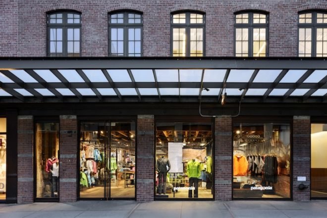 meatpacking district, patagonia meatpacking, reclaimed materials, reclaimed architecture, locally sourced materials, reclaimed softwood joists, mna, michael neumann architecture, industrial architecture