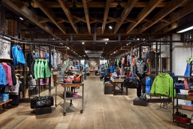 meatpacking district, patagonia meatpacking, reclaimed materials, reclaimed architecture, locally sourced materials, reclaimed softwood joists, mna, michael neumann architecture, industrial architecture