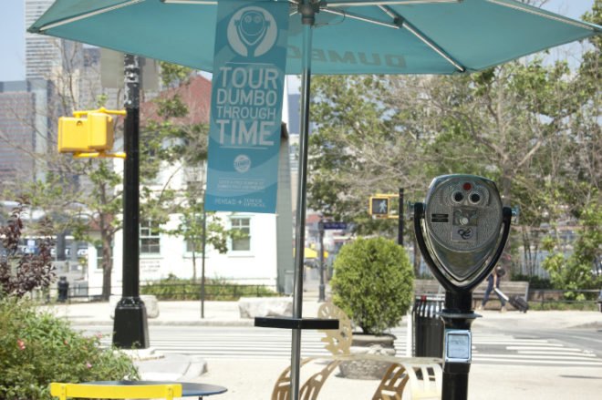 Tower Optical Digital Viewer, Pensa, DUMBO, Union Square, art, public space, parks, tourism, augmented reality, DUMBO BID, Tower Optical