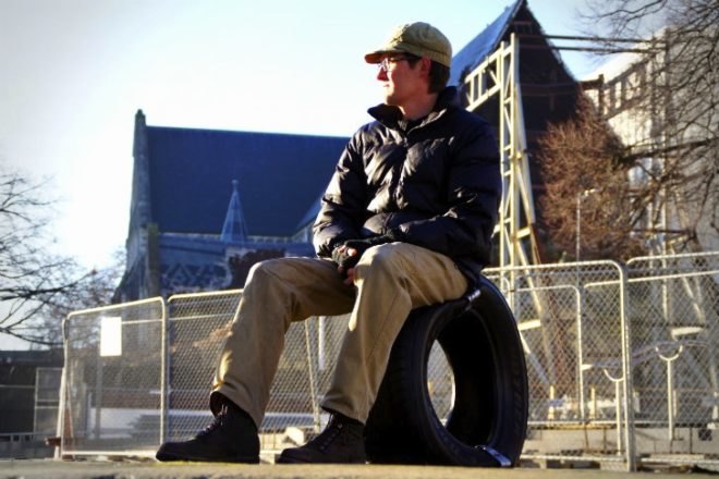 ReTyre, Carl Menary, old tires, temporary seating, christchurch, public space, tyres, christchurch earthquake