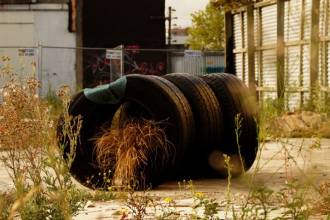 ReTyre, Carl Menary, old tires, temporary seating, christchurch, public space, tyres, christchurch earthquake
