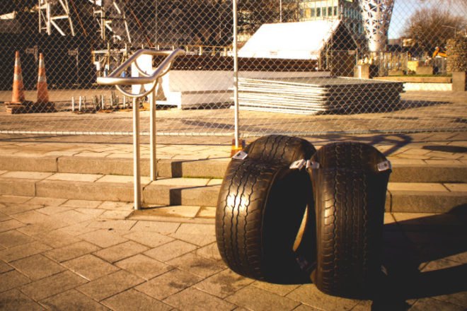 ReTyre, Carl Menary, old tires, temporary seating, christchurch, public space, tyres, christchurch earthquake