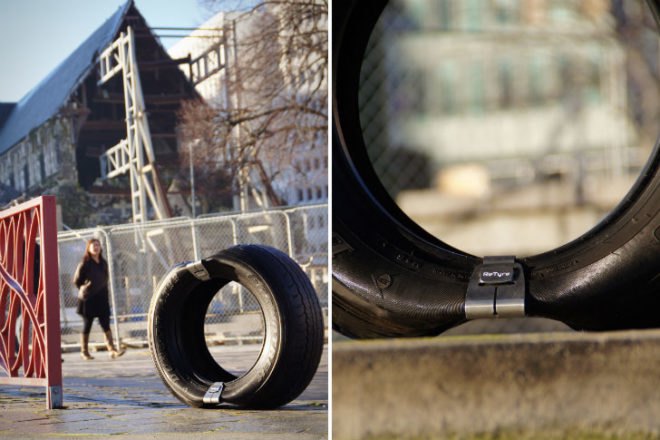 ReTyre, Carl Menary, old tires, temporary seating, christchurch, public space, tyres, christchurch earthquake