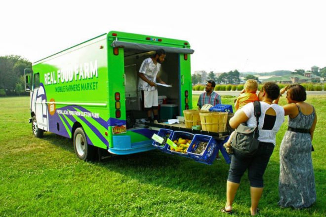 Real Food Farm, Mobile Market, food desert, baltimore, sustainable food, urban farming,