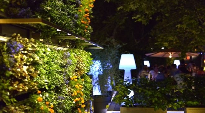Estudio 108, vertical garden, modular green walls, living walls in Spain, botanical design, green design, sustainable design, eco-design, Madrid, Spain, Estudio 108, Air Garden, Reina Sofia Museum vertical garden,