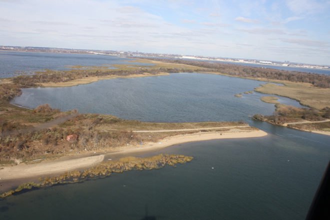 Science and Resilience Institute, Jamaica Bay, Rockaway Parks Conservancy, brooklyn, New York City Department of Parks & Recreation, National Park Service, wetland, salt marsh, beachgrass, Mayor Bloomberg, Michael Bloomberg, New York City, Sally Jewell, brooklyn, queens, green space, restoration, Hurricane Sandy,