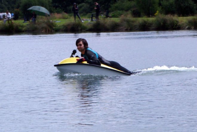 Ross Kemp, ASAP, As Soon As Possible, water vehicles, solar power, electric vehicles, transportation, green energy, UK Lloyds TSB Enterprise Awards, Virgin, Richard Branson, jet ski, paddle board, aquatic vehicle,