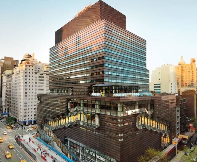 SOM, Fifth Avenue, 14 street, University Center, The New School, green buildings, sustainability, rooftop garden, green energy, electricity, university, school, education, LEED Gold Standard, Durst Organization, natural gas, gray water