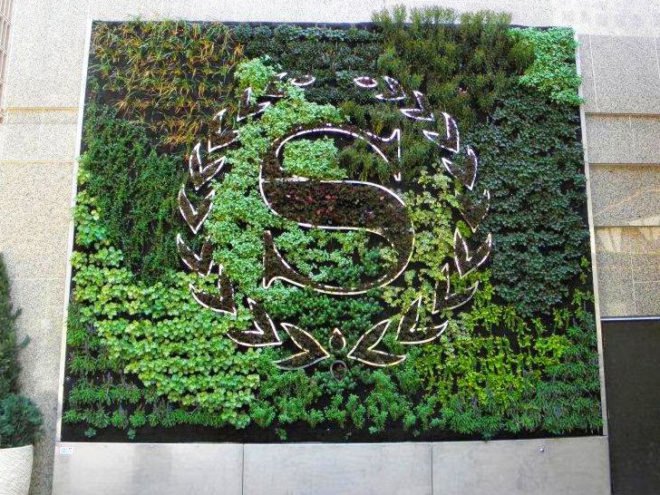 Sheraton Vertical Garden, Urbanarbolism, vertical garden, denver, unusualgreen, hydroponic garden, mile high gardening conference