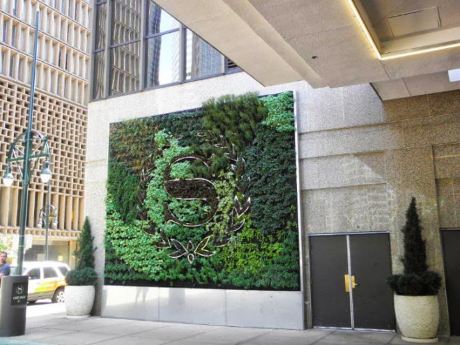 Sheraton Vertical Garden, Urbanarbolism, vertical garden, denver, unusualgreen, hydroponic garden, mile high gardening conference