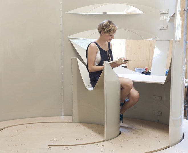 green design, eco design, sustainable design, flexible living space, TU Delft, Pop Up interactive apartment, small living