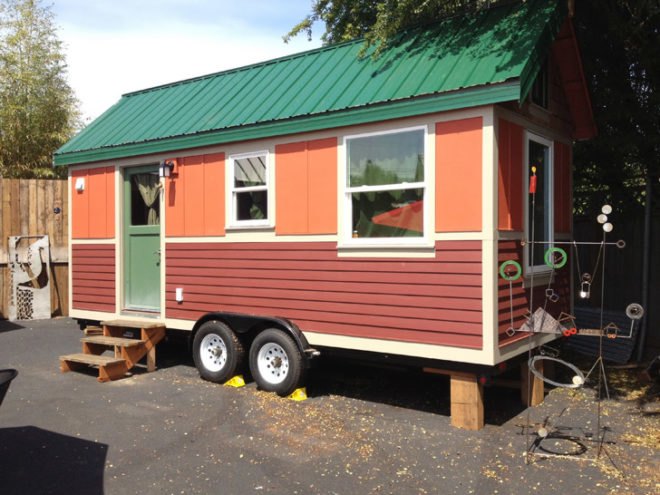 green design, eco design, sustainable design, tiny house hotel, Caravan Tiny House Hotel, Alberta Arts District, Portland tiny homes, efficient living