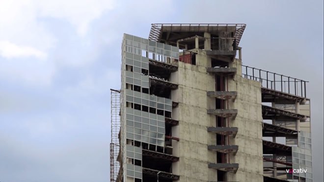 La Torre de David, Tower of David, vertical slums, tallest slum Caracas, Caracas, Venezuela architecture, skyscrapers, humanitarian issues,