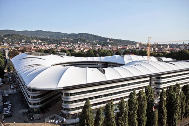 University of Turin, Foster + Partners, Turin, form TL, passive solar