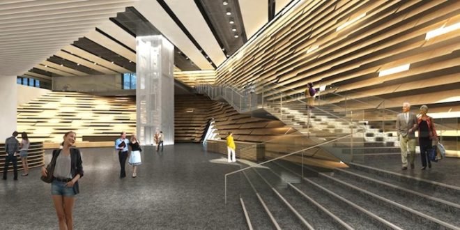 Kengo Kuma Architects, V&A Dundee, Scotland, Japanese architecture, sustainable design, eco-design, design centers in Scotland, waterfront buildings in Scotland, Craig Harbor, Dundee, natural light, natural ventilation, urban planning