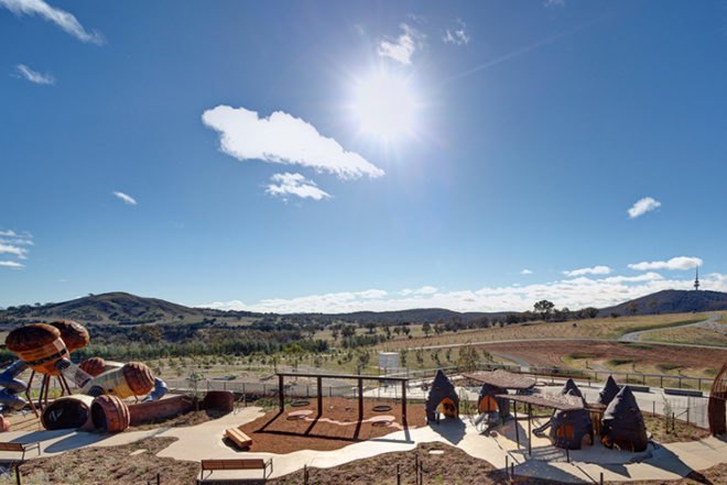 Taylor Cullity Lethlean, wooden playground, Pod Playground, Australia, oak, playground, acorn, Architecture, Art, Botanical, Landscape Architecture, Green Materials,