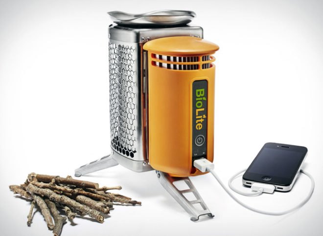green gadgets, green camping, outdoor gadgets, green technology, sustainable technology, sustainable design, green design, renewable energy, green camping gear, clean tech, biolite, energy-generating campstove