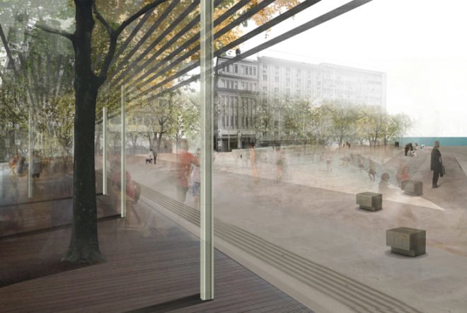 AEHMK Studio, pavillion design, AEHMK Studio Silent Crowd, Silent Crowd Plaza, Green Architecture, Greece Modern Architecture. Landscape Architecture