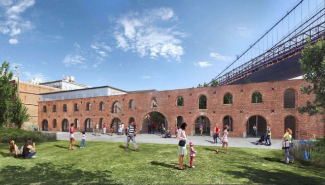 Brooklyn Bridge Park, Midtown Equities, Rockwood Capital, HK Organization, DUMBO, Empire Stores, LEED Certification, Green Buildings, St. Ann’s Warehouse, Parks and Recreation, Veronica White, Parkland, Michael Van Valkenburgh Associates, Greening New York, Mayor Bloomberg, Michael Bloomberg, Tourist Attractions, Visiting Brooklyn, New York, Visiting New York, City Infrastructure, Green Cities,