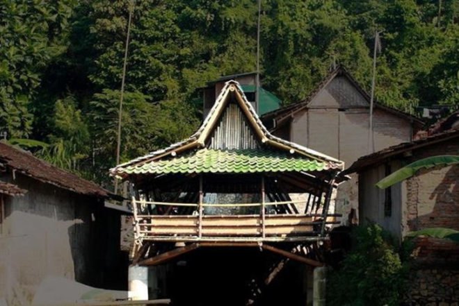 Black Bamboo Community Center, Indonesia, Andrea Fitrianto, Jasri Mulya, renewable bamboo, Architecture, Botanical, Sustainable Building, social design, Resilient Design, humanitarian design, Green Resources, Green Materials,