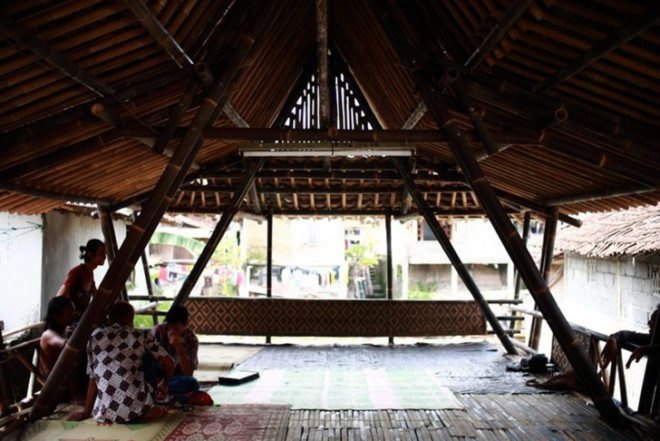 Black Bamboo Community Center, Indonesia, Andrea Fitrianto, Jasri Mulya, renewable bamboo, Architecture, Botanical, Sustainable Building, social design, Resilient Design, humanitarian design, Green Resources, Green Materials,