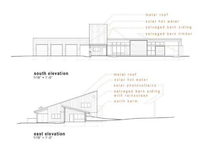 BarnAgain, InSite Architecture, green home, reclaimed wood, barn wood, solar home
