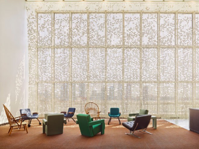 United Nations, Delegates’ Lounge, Renovation, Refurbishment, Design, Architecture, Public Space, Dutch Queen Maxima, Ki-moon, Frans Timmermans, Open Space, Lounge, Mezzanine, East River, Manhattan, News, Hella Jongerius, OMA, Gabriël Lester, Irma Boom, Louise Schouwenberg, Dutch Design,